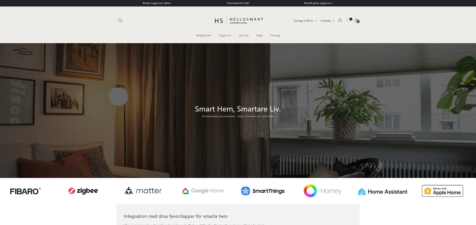 Screenshot of the HelloSmart project
